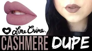 LimeCrime Cashmere DUPE + WATERPROOF ♡ LaSplash Cosmetics Lip Couture