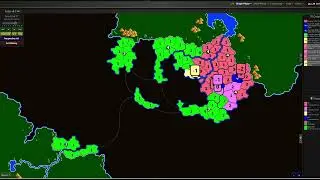 Warzone  / Warlight / Risiko - Level 139 - Battle - Goldstar in 17 Z&uuml;gen