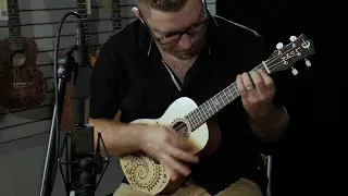 Tattoo Concert Spruce Ukulele by Luna Ukes