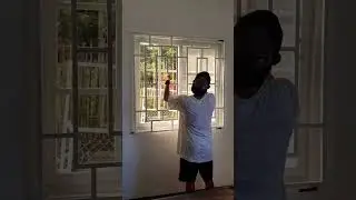 window grill w/emergency exit