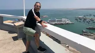 Subiendo el Morro de Arica