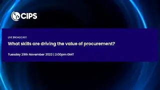What skills are driving the value of procurement?