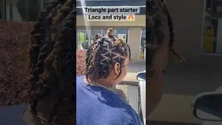 Starter Locs & Style on 4a/4b hair texture 🔥🔥