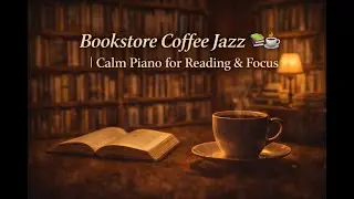 Bookstore Coffee Jazz 📚☕ | Calm Piano for Reading & Focus