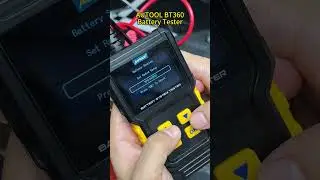 Use a battery tester to test battery health. #autotul#batterytester