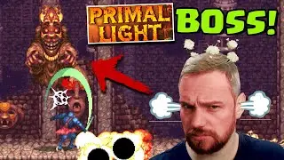 BATALHA CONTRA O CHEFE - Quase entrei em RAGE! - Primal Light