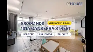 101A&nbsp;Canberra&nbsp;Street | Rare 5-Room HDB, high floor with balcony 1,248 sq ft