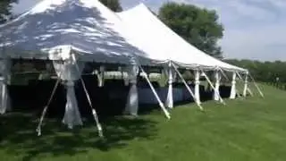 40' x 60' Wedding Tent for 150 Guests