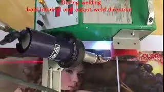 SUPER smart banner welder pvc poster welding overlap heat welding