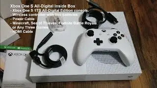 Распаковка и настройка Xbox One S All Digital Edition