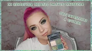 GREEN WITH ENVY | XX REVOLUTION XXPRESS XXTORTION PALETTTE | FIRST IMPRESSIONS & TUTORIAL