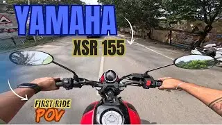 Yamaha xsr155 First ride | First impression with positive and negatives 