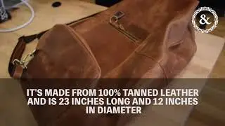 Leather Military Duffel Bag Review - High On Leather