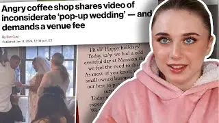 Couple do &ldquo;pop up wedding&rdquo; at local coffee shop&hellip;. AND REFUSE TO PAY!