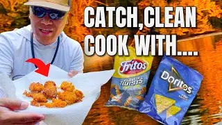Fall Crappies are BITING in popular Nashville Lake! Catch, Clean, and Cook with Doritos and Fritos!