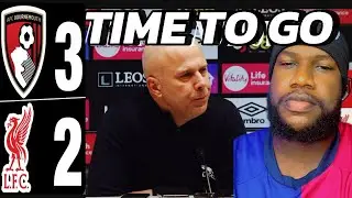 Is it not time for ARNE SL&Ograve;T to pack his bags #Liverpool #EPL #bournemouth