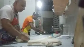 Olha a produção do pão 🍞🥐👆🏽👏🏽😁