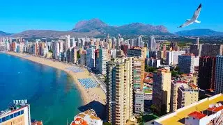 [4K] Benidorm Drone Flight | Skyscrapers