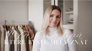 10 FASHION TIPŮ, KTERÉ BYSTE MĚLY ZNÁT