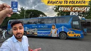 Ranchi to Kolkata in Multiaxle Royal Cruiser Scania bus