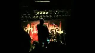 Vincent from The Acacia Strain sound checking 2/20/2011