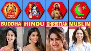 Religion of Popular South Indian Actress || Tollywood actress religion
