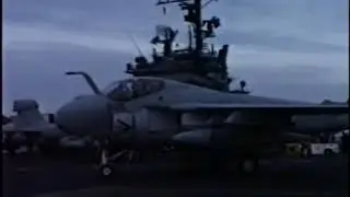 CV-66 USS America 1991-1992 Flight Deck Operations. Part 3 of 4.