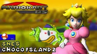 Mario Kart DS - 50cc - Peach - Hurricane - SNES Choco Island 2 | Ep. 3069