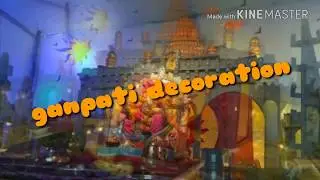 Ganpati decoration 2017