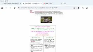 RPF CONSTABLE APPLICATION FORMS STATUS