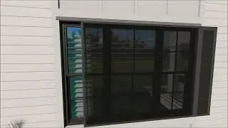 2022 Defender Fixed Track Hurricane Window Screen 1