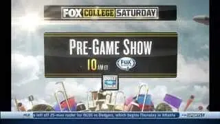 FOX COLLEGE SATURDAY  Week 6 on FOX & FOX SPORTS 1