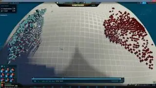 Massed MLA versus Legion Test (Planetary Annihilation:Titans with Legion Community Expansion)