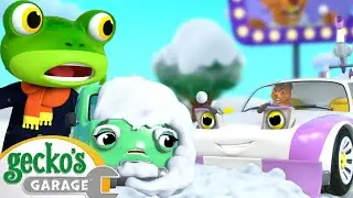 Gecko vs Weasel Snowball Battle | Gecko's Garage | Trucks For Children | Cartoons For Kids