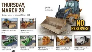 Construction equipment auction | March 28, 2019 | Purple Wave