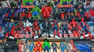 AVENGERS TOYS/Action Figures/Unboxing/Cheap Price/Spiderman,Thanos,Thor,Batman,Hulk/Toys.#eps 359