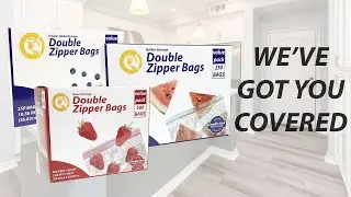 Double Zipper Storage Bags | We've Got You Covered - Commercial Bargains Inc.