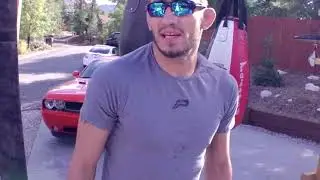 Tony Ferguson kicks a Metal Pole