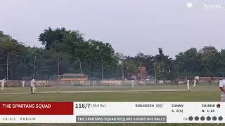 Gunners vs The Spartans Squad Live Cricket Match | BT Cup T20 Red Edition1 2024-25 Live - TARATALA K