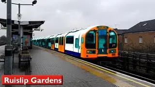 Райслип-Гарденс | Центральная линия : Лондонский метрополитен ( 1992 Tube Stock )