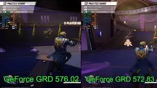 GeForce Driver Comparison: 572.83 vs 576.02 in Marvel Rivals | RTX 5080 / R7 9800X3D