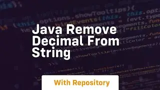 java remove decimal from string