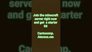 join my minecraft server!