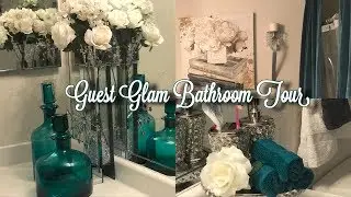 💎🛁2018-Guest Glam Bathroom Tour | Interior Design ~Glamorous Castle & Decor 💎🛁