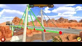 لعبة Bridge Construction Simulator بناء الجسور Level 19