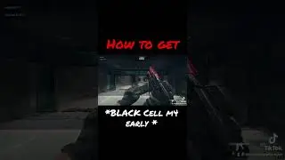 How to get BLACK CELL M4 EARLY