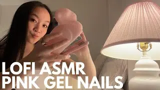 asmr lofi soft pink gel nails 💅 cute trigger assortment