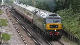 47805 Powers past Poole Sidings on 5Z50