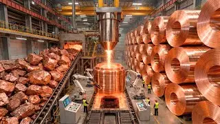 Inside the World&rsquo;s LARGEST Copper FACTORY - From RAW rock to 99.99% PURE Copper