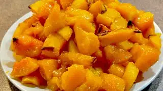 Печена тиква - вкусна, нежна, карамелизирана и много красива... става бързо и лесно!
